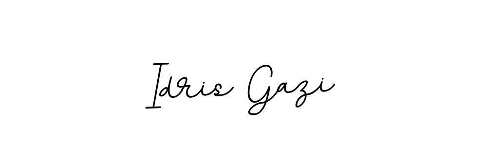Also we have Idris Gazi name is the best signature style. Create professional handwritten signature collection using BallpointsItalic-DORy9 autograph style. Idris Gazi signature style 11 images and pictures png