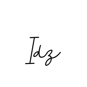 How to make Idz name signature. Use BallpointsItalic-DORy9 style for creating short signs online. This is the latest handwritten sign. Idz signature style 11 images and pictures png