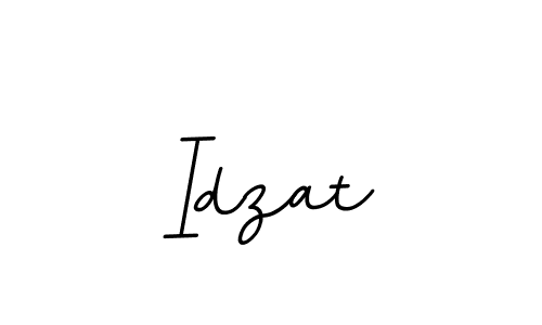 Create a beautiful signature design for name Idzat. With this signature (BallpointsItalic-DORy9) fonts, you can make a handwritten signature for free. Idzat signature style 11 images and pictures png