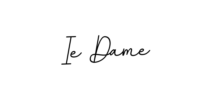 BallpointsItalic-DORy9 is a professional signature style that is perfect for those who want to add a touch of class to their signature. It is also a great choice for those who want to make their signature more unique. Get Ie Dame name to fancy signature for free. Ie Dame signature style 11 images and pictures png
