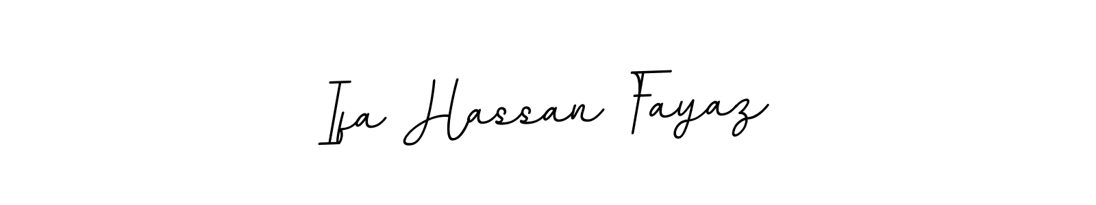 Make a beautiful signature design for name Ifa Hassan Fayaz. Use this online signature maker to create a handwritten signature for free. Ifa Hassan Fayaz signature style 11 images and pictures png