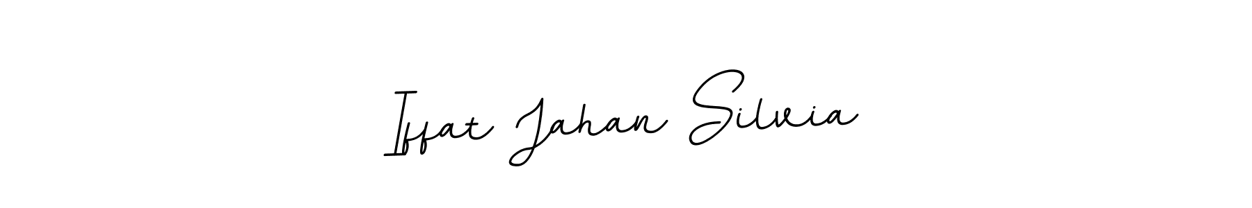 You can use this online signature creator to create a handwritten signature for the name Iffat Jahan Silvia. This is the best online autograph maker. Iffat Jahan Silvia signature style 11 images and pictures png
