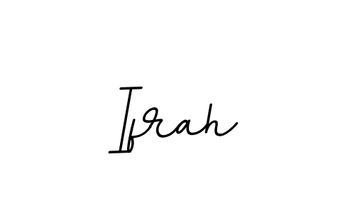 The best way (BallpointsItalic-DORy9) to make a short signature is to pick only two or three words in your name. The name Ifrah include a total of six letters. For converting this name. Ifrah signature style 11 images and pictures png