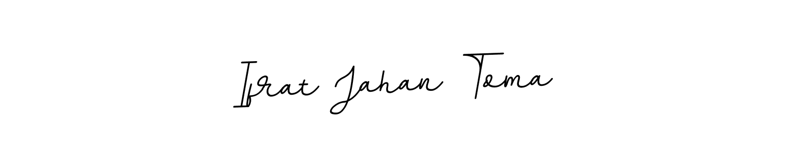 Ifrat Jahan Toma stylish signature style. Best Handwritten Sign (BallpointsItalic-DORy9) for my name. Handwritten Signature Collection Ideas for my name Ifrat Jahan Toma. Ifrat Jahan Toma signature style 11 images and pictures png