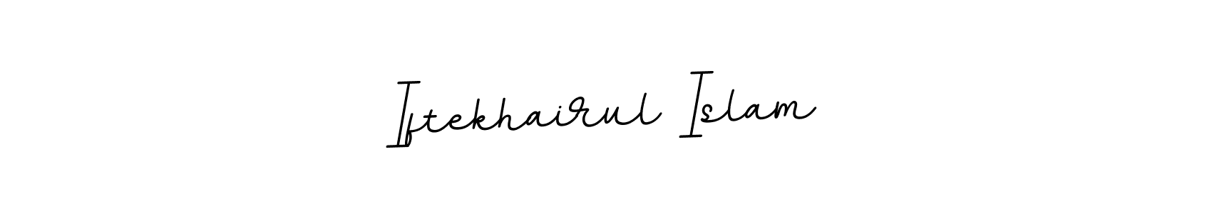 Design your own signature with our free online signature maker. With this signature software, you can create a handwritten (BallpointsItalic-DORy9) signature for name Iftekhairul Islam. Iftekhairul Islam signature style 11 images and pictures png