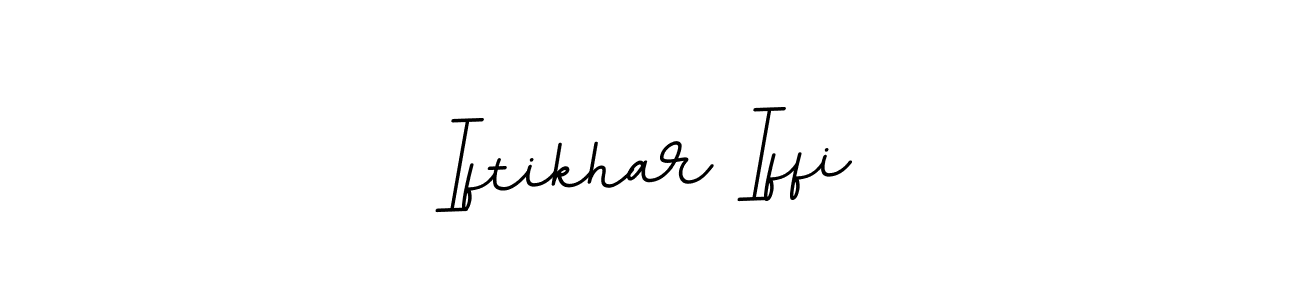 The best way (BallpointsItalic-DORy9) to make a short signature is to pick only two or three words in your name. The name Iftikhar Iffi include a total of six letters. For converting this name. Iftikhar Iffi signature style 11 images and pictures png