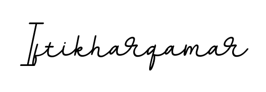 A classic penmanship look for Iftikharqamar. The BallpointsItalic-DORy9 font brings timeless elegance and confidence to every signed document. Iftikharqamar signature style 11 images and pictures png