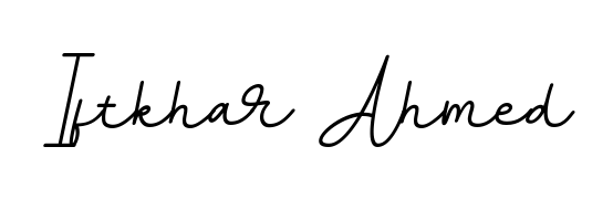 Explore multiple handwriting variations for Iftkhar Ahmed including this stunning BallpointsItalic-DORy9 design. Free to use across all platforms. Iftkhar Ahmed signature style 11 images and pictures png