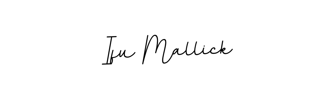 The best way (BallpointsItalic-DORy9) to make a short signature is to pick only two or three words in your name. The name Ifu Mallick include a total of six letters. For converting this name. Ifu Mallick signature style 11 images and pictures png