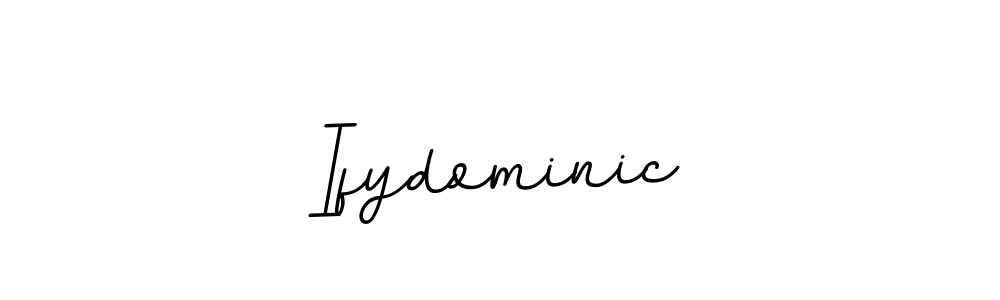 Use a signature maker to create a handwritten signature online. With this signature software, you can design (BallpointsItalic-DORy9) your own signature for name Ifydominic. Ifydominic signature style 11 images and pictures png