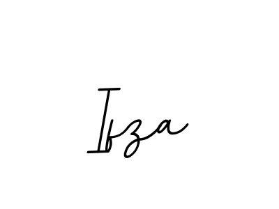 How to make Ifza name signature. Use BallpointsItalic-DORy9 style for creating short signs online. This is the latest handwritten sign. Ifza signature style 11 images and pictures png