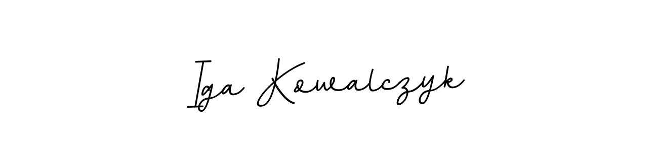 You can use this online signature creator to create a handwritten signature for the name Iga Kowalczyk. This is the best online autograph maker. Iga Kowalczyk signature style 11 images and pictures png