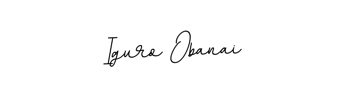Design your own signature with our free online signature maker. With this signature software, you can create a handwritten (BallpointsItalic-DORy9) signature for name Iguro Obanai. Iguro Obanai signature style 11 images and pictures png
