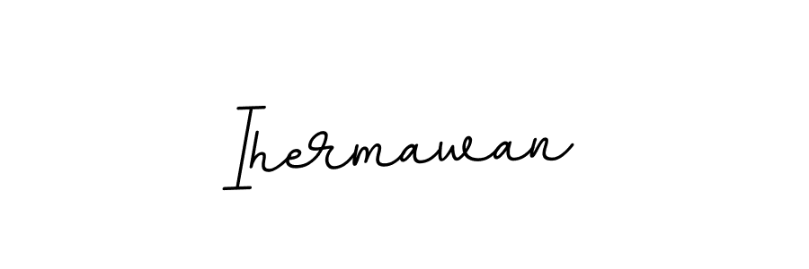 BallpointsItalic-DORy9 is a professional signature style that is perfect for those who want to add a touch of class to their signature. It is also a great choice for those who want to make their signature more unique. Get Ihermawan name to fancy signature for free. Ihermawan signature style 11 images and pictures png