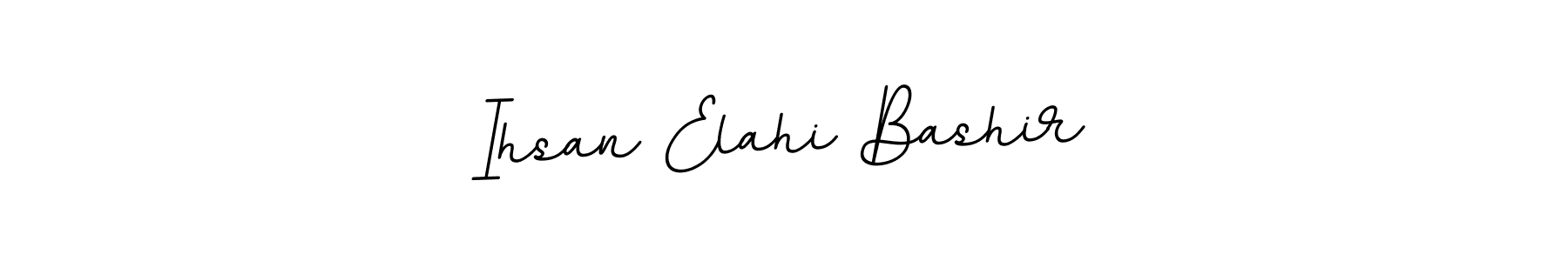 Design your own signature with our free online signature maker. With this signature software, you can create a handwritten (BallpointsItalic-DORy9) signature for name Ihsan Elahi Bashir. Ihsan Elahi Bashir signature style 11 images and pictures png