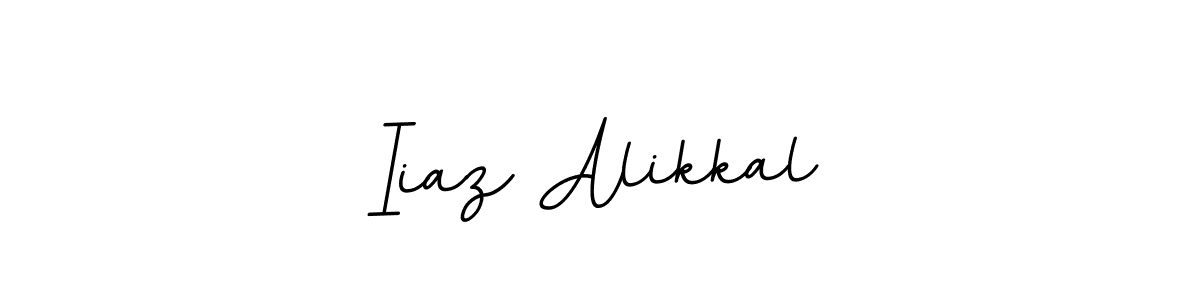 Create a beautiful signature design for name Iiaz Alikkal. With this signature (BallpointsItalic-DORy9) fonts, you can make a handwritten signature for free. Iiaz Alikkal signature style 11 images and pictures png