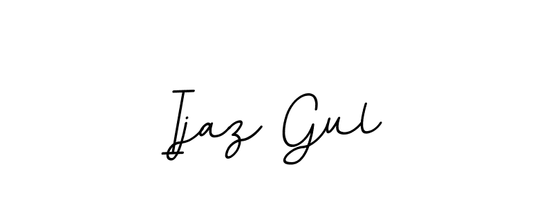 The best way (BallpointsItalic-DORy9) to make a short signature is to pick only two or three words in your name. The name Ijaz Gul include a total of six letters. For converting this name. Ijaz Gul signature style 11 images and pictures png