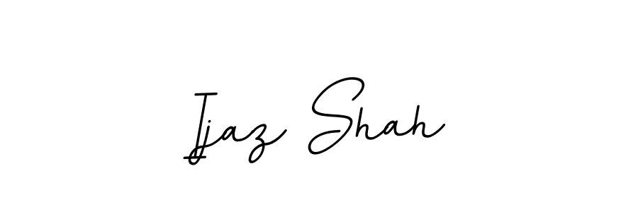 This is the best signature style for the Ijaz Shah name. Also you like these signature font (BallpointsItalic-DORy9). Mix name signature. Ijaz Shah signature style 11 images and pictures png