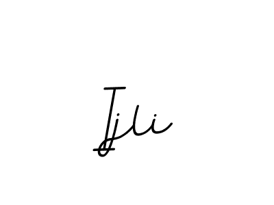 Make a beautiful signature design for name Ijli. With this signature (BallpointsItalic-DORy9) style, you can create a handwritten signature for free. Ijli signature style 11 images and pictures png