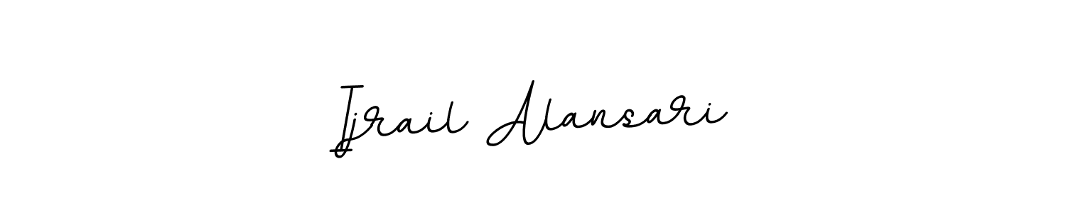 It looks lik you need a new signature style for name Ijrail Alansari. Design unique handwritten (BallpointsItalic-DORy9) signature with our free signature maker in just a few clicks. Ijrail Alansari signature style 11 images and pictures png