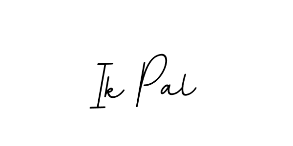 Use a signature maker to create a handwritten signature online. With this signature software, you can design (BallpointsItalic-DORy9) your own signature for name Ik Pal. Ik Pal signature style 11 images and pictures png