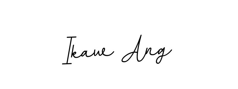 The best way (BallpointsItalic-DORy9) to make a short signature is to pick only two or three words in your name. The name Ikaw Ang include a total of six letters. For converting this name. Ikaw Ang signature style 11 images and pictures png