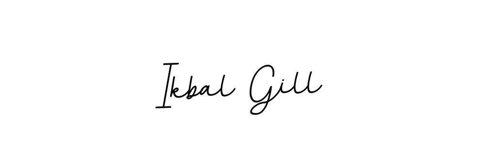 It looks lik you need a new signature style for name Ikbal Gill. Design unique handwritten (BallpointsItalic-DORy9) signature with our free signature maker in just a few clicks. Ikbal Gill signature style 11 images and pictures png