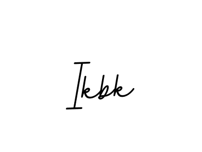 You should practise on your own different ways (BallpointsItalic-DORy9) to write your name (Ikbk) in signature. don't let someone else do it for you. Ikbk signature style 11 images and pictures png