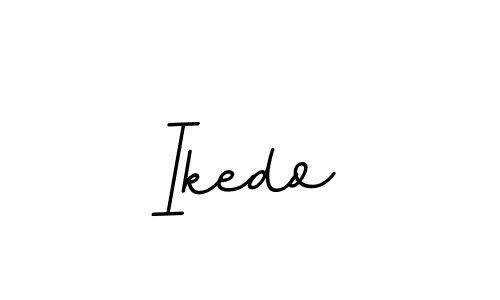 Make a beautiful signature design for name Ikedo. With this signature (BallpointsItalic-DORy9) style, you can create a handwritten signature for free. Ikedo signature style 11 images and pictures png