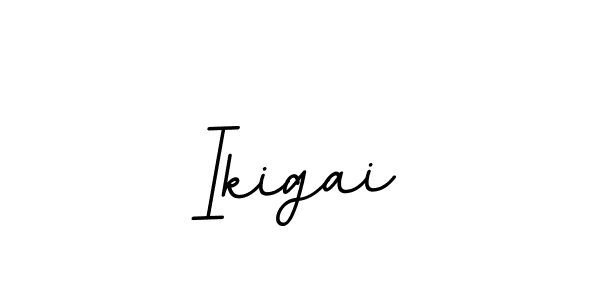 Make a beautiful signature design for name Ikigai. With this signature (BallpointsItalic-DORy9) style, you can create a handwritten signature for free. Ikigai signature style 11 images and pictures png