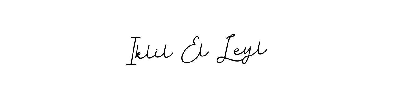 Make a beautiful signature design for name Iklil El Leyl. With this signature (BallpointsItalic-DORy9) style, you can create a handwritten signature for free. Iklil El Leyl signature style 11 images and pictures png