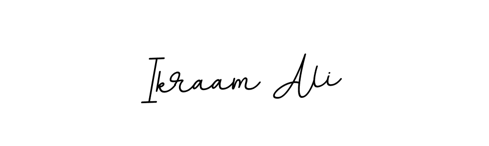 Use a signature maker to create a handwritten signature online. With this signature software, you can design (BallpointsItalic-DORy9) your own signature for name Ikraam Ali. Ikraam Ali signature style 11 images and pictures png