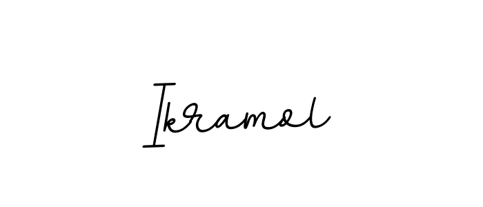 if you are searching for the best signature style for your name Ikramol. so please give up your signature search. here we have designed multiple signature styles  using BallpointsItalic-DORy9. Ikramol signature style 11 images and pictures png