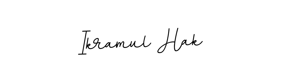 Create a beautiful signature design for name Ikramul Hak. With this signature (BallpointsItalic-DORy9) fonts, you can make a handwritten signature for free. Ikramul Hak signature style 11 images and pictures png