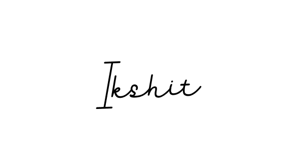 Create a beautiful signature design for name Ikshit. With this signature (BallpointsItalic-DORy9) fonts, you can make a handwritten signature for free. Ikshit signature style 11 images and pictures png