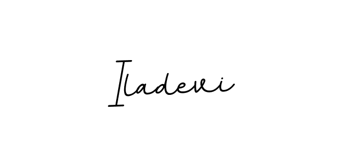 Make a beautiful signature design for name Iladevi. With this signature (BallpointsItalic-DORy9) style, you can create a handwritten signature for free. Iladevi signature style 11 images and pictures png