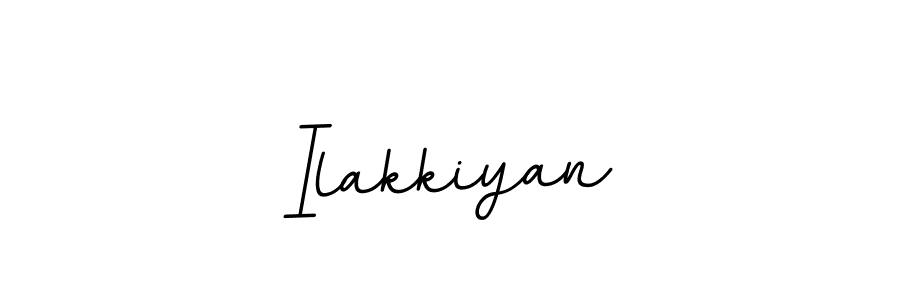 Design your own signature with our free online signature maker. With this signature software, you can create a handwritten (BallpointsItalic-DORy9) signature for name Ilakkiyan. Ilakkiyan signature style 11 images and pictures png