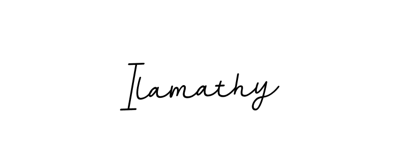 if you are searching for the best signature style for your name Ilamathy. so please give up your signature search. here we have designed multiple signature styles  using BallpointsItalic-DORy9. Ilamathy signature style 11 images and pictures png