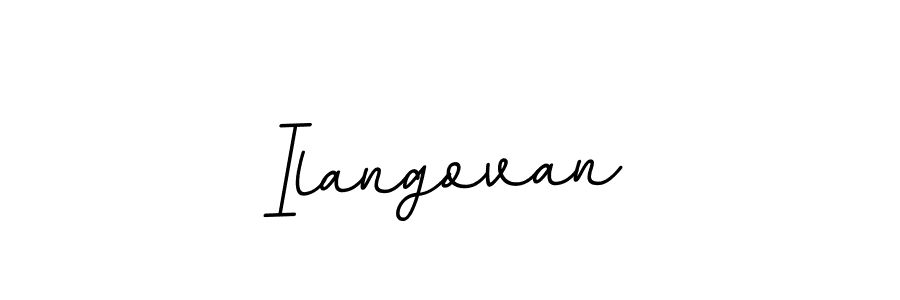 Create a beautiful signature design for name Ilangovan. With this signature (BallpointsItalic-DORy9) fonts, you can make a handwritten signature for free. Ilangovan signature style 11 images and pictures png