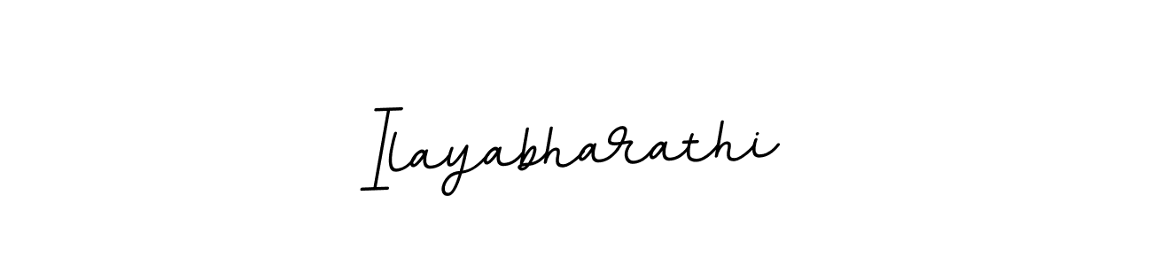 Make a beautiful signature design for name Ilayabharathi. With this signature (BallpointsItalic-DORy9) style, you can create a handwritten signature for free. Ilayabharathi signature style 11 images and pictures png