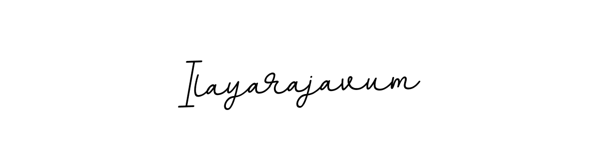 How to make Ilayarajavum name signature. Use BallpointsItalic-DORy9 style for creating short signs online. This is the latest handwritten sign. Ilayarajavum signature style 11 images and pictures png
