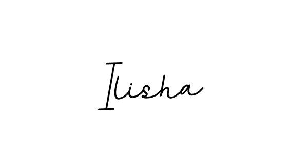 Make a beautiful signature design for name Ilisha. With this signature (BallpointsItalic-DORy9) style, you can create a handwritten signature for free. Ilisha signature style 11 images and pictures png