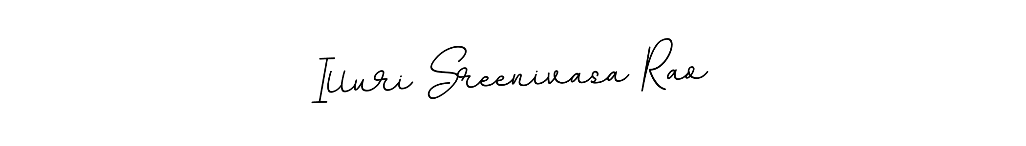 Create a beautiful signature design for name Illuri Sreenivasa Rao. With this signature (BallpointsItalic-DORy9) fonts, you can make a handwritten signature for free. Illuri Sreenivasa Rao signature style 11 images and pictures png