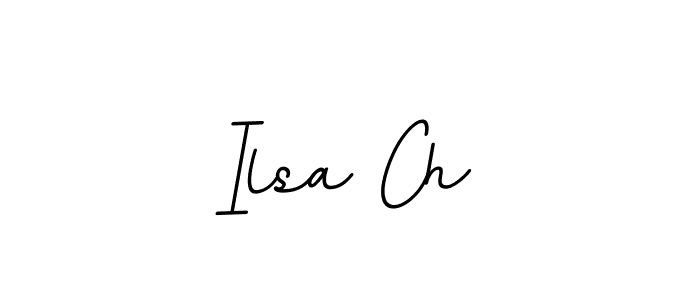 Ilsa Ch stylish signature style. Best Handwritten Sign (BallpointsItalic-DORy9) for my name. Handwritten Signature Collection Ideas for my name Ilsa Ch. Ilsa Ch signature style 11 images and pictures png