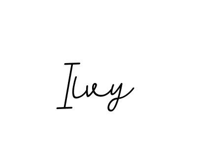 Make a beautiful signature design for name Ilvy. With this signature (BallpointsItalic-DORy9) style, you can create a handwritten signature for free. Ilvy signature style 11 images and pictures png