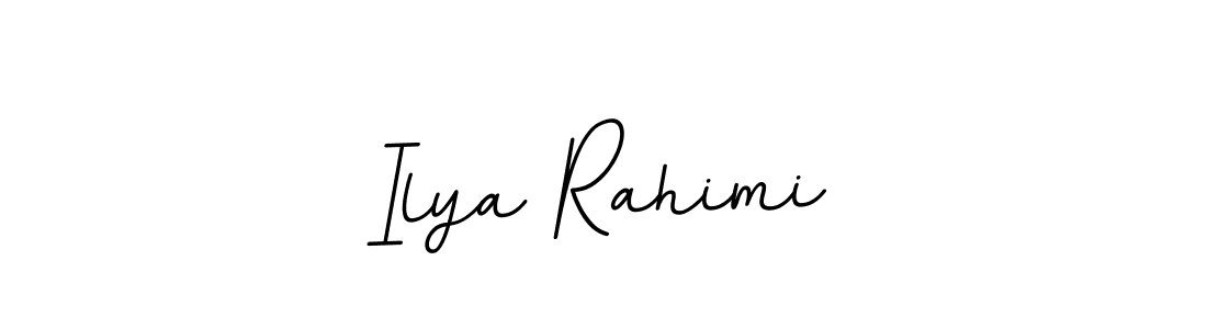 Design your own signature with our free online signature maker. With this signature software, you can create a handwritten (BallpointsItalic-DORy9) signature for name Ilya Rahimi. Ilya Rahimi signature style 11 images and pictures png