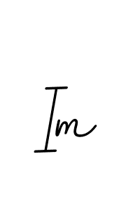 You should practise on your own different ways (BallpointsItalic-DORy9) to write your name (Im) in signature. don't let someone else do it for you. Im signature style 11 images and pictures png