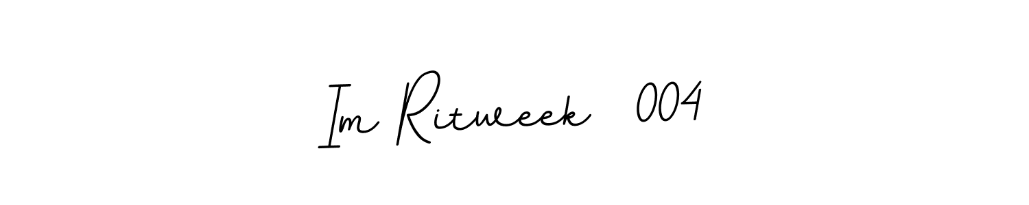 This is the best signature style for the Im Ritweek  004 name. Also you like these signature font (BallpointsItalic-DORy9). Mix name signature. Im Ritweek  004 signature style 11 images and pictures png