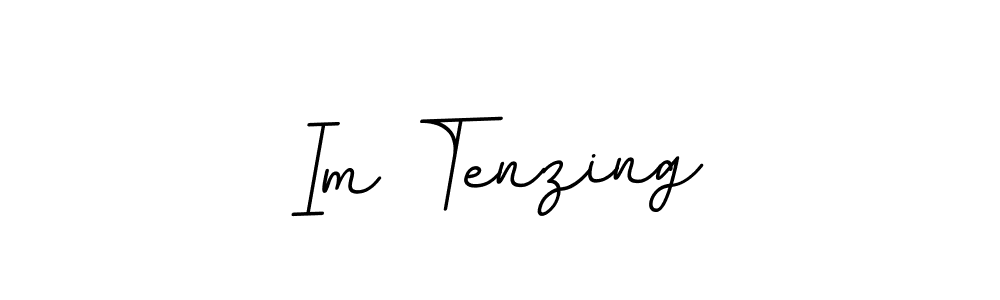 This is the best signature style for the Im Tenzing name. Also you like these signature font (BallpointsItalic-DORy9). Mix name signature. Im Tenzing signature style 11 images and pictures png