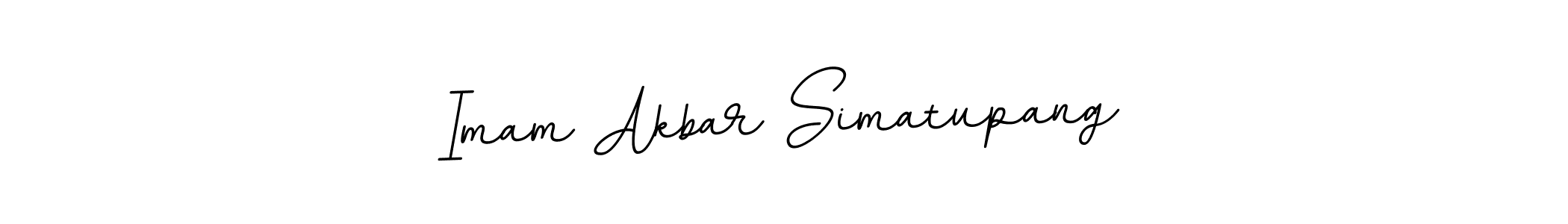 Make a beautiful signature design for name Imam Akbar Simatupang. With this signature (BallpointsItalic-DORy9) style, you can create a handwritten signature for free. Imam Akbar Simatupang signature style 11 images and pictures png